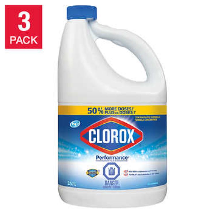 Clorox Performance Disinfecting Bleach, 3.57L, 3-pack – GreenWay