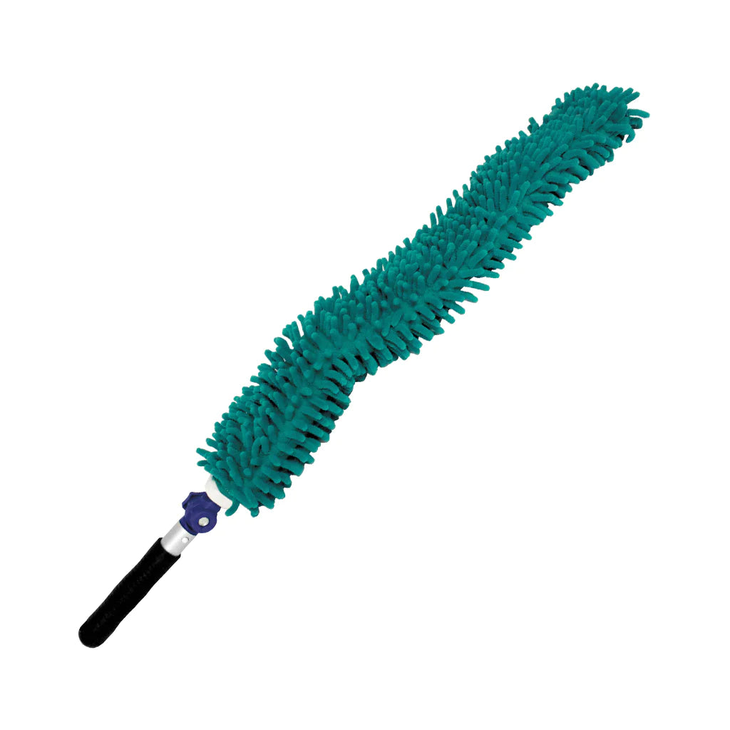 Chenille Microfiber High Duster Sleeve Set - 3.5"L X 1.25"W X 28.5"H / Green / Complete Chenille Microfiber High Duster Set