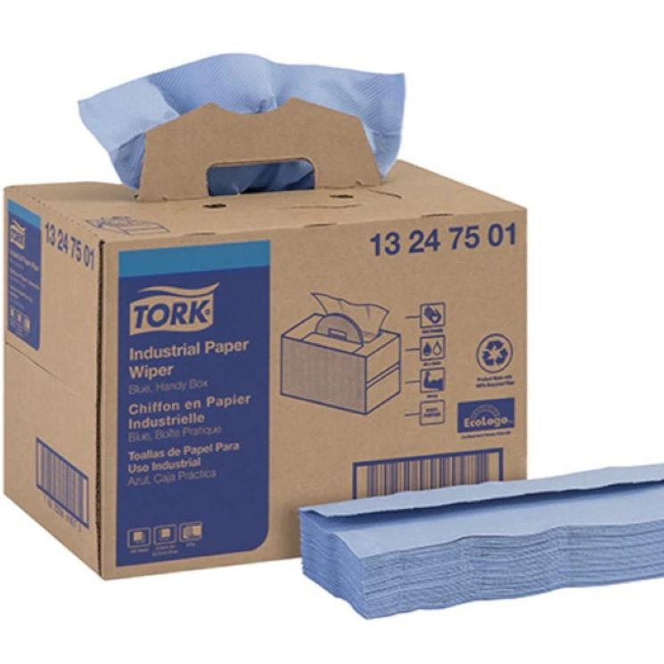 13247501 - Tork Industrial Paper Wiper, Handy Box