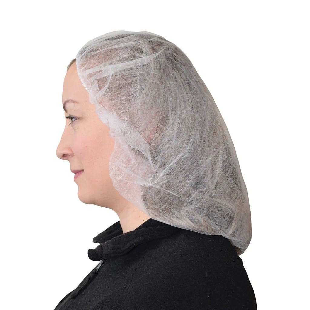 21 Inch Bouffant Cap/Hairnet - 21" / 10 Packs of 100