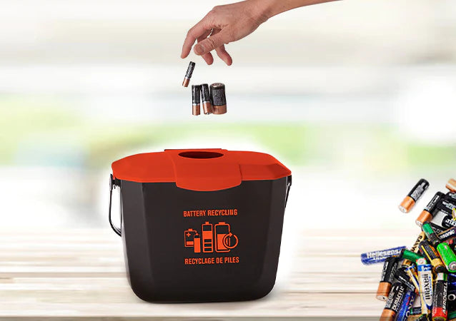 2 Gallon Battery Collection Bin – GreenWay Chemical
