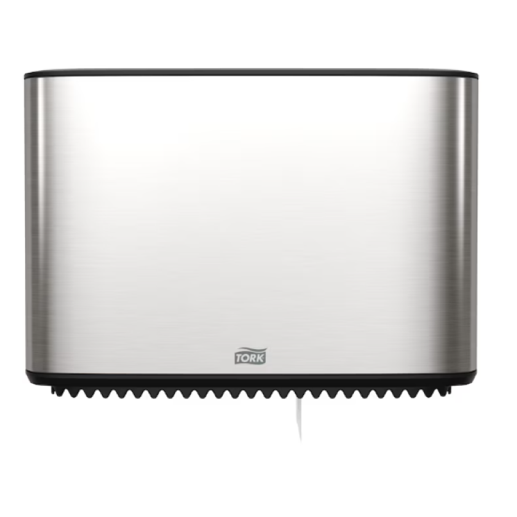 465500 - Tork Mini Jumbo Bath Tissue Dispenser, Stainless Steel