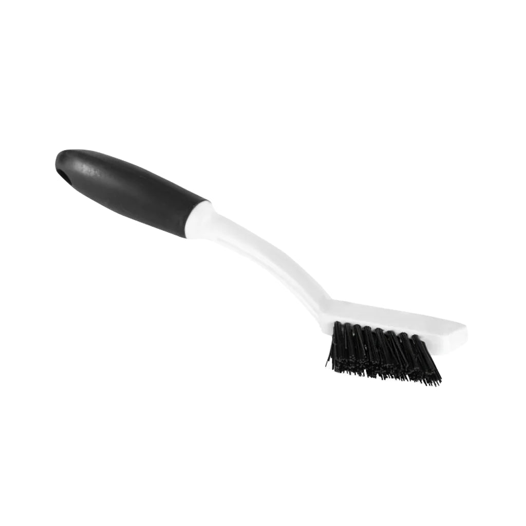 9 Inch Soft Grip Tile & Grout Brush - White / Black