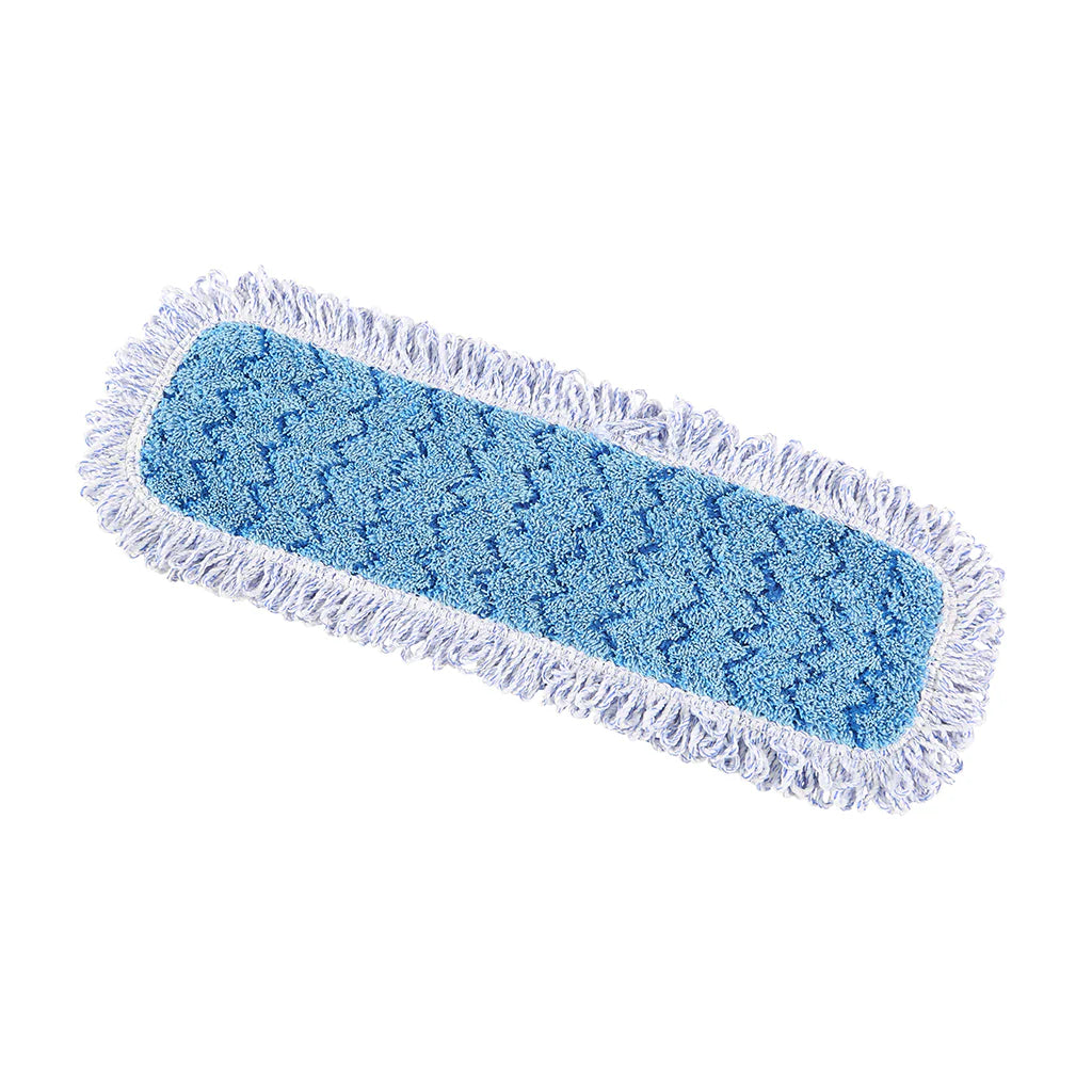 Blue Microfiber Wet Pad With Fringe