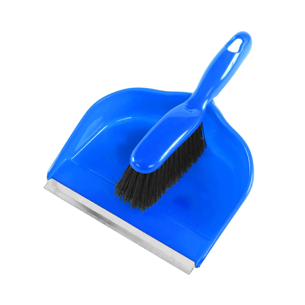 Clip-On Dustpan And Brush Set