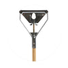 Metal Head With Wingnut Mop Stick - Metal Head/ Wood Handle