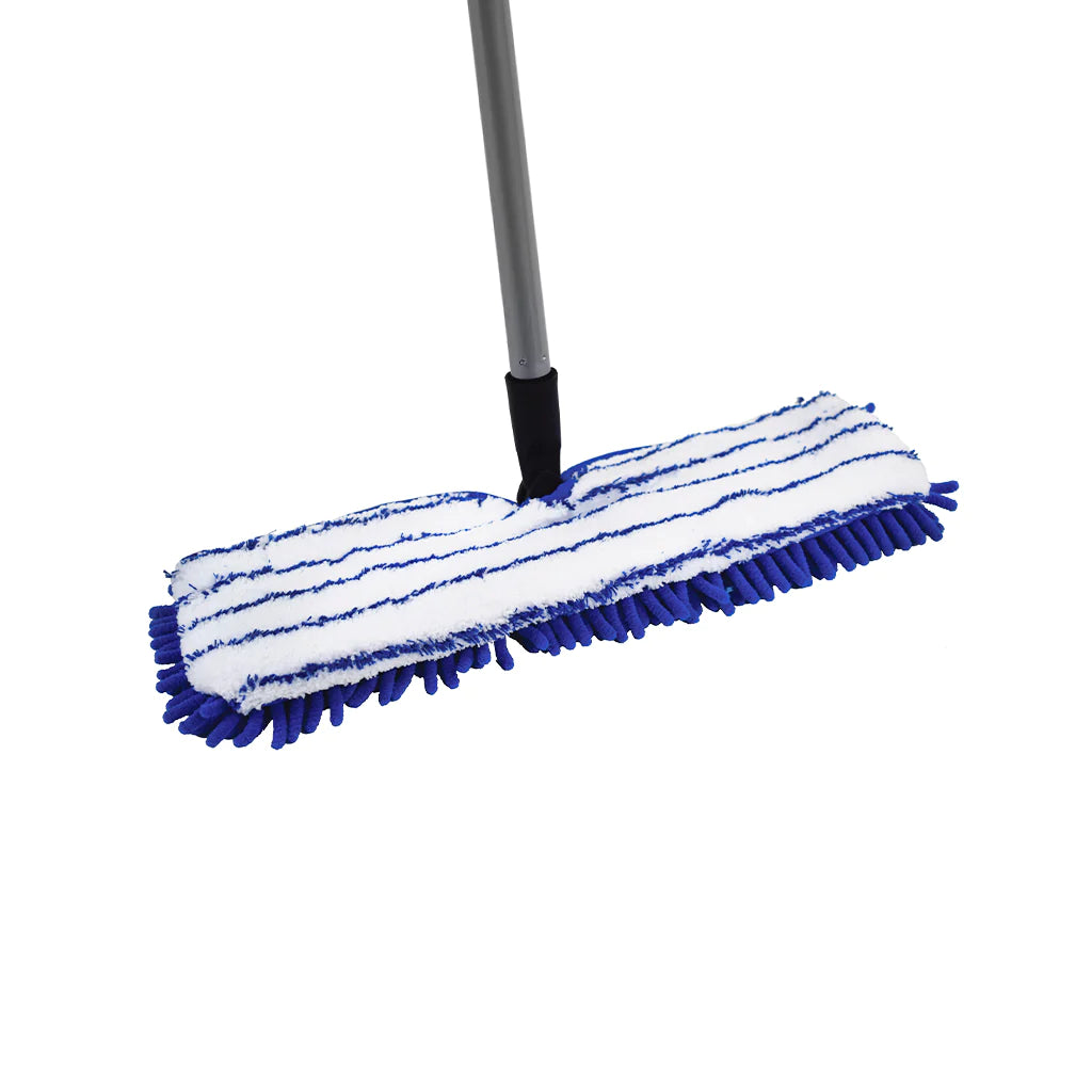 Wet/ Dry Microfiber Flip Mop With 48 Inch Metal Handle