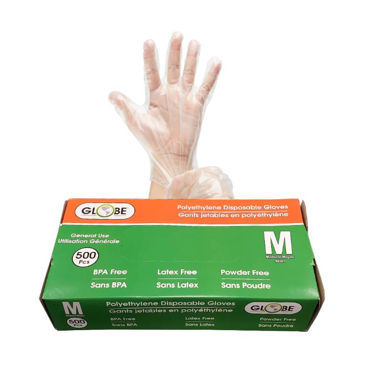 Polyethylene Gloves Powder Free - CLEAR