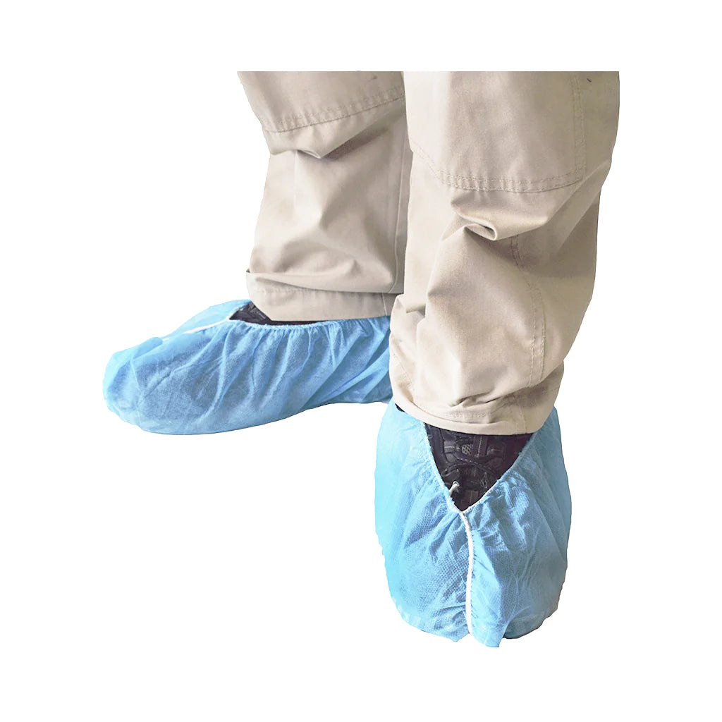 Skid Resistant Shoe Covers - Blue / 3 Packs of 100