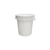 White Waste Containers